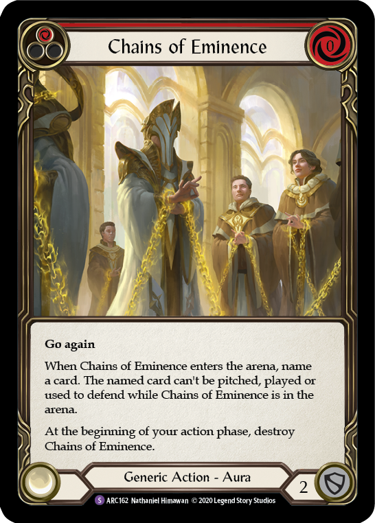 Chains of Eminence [U-ARC162] (Arcane Rising Unlimited)  Unlimited Rainbow Foil | Chromatic Games