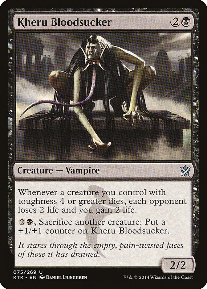 Kheru Bloodsucker [Khans of Tarkir] | Chromatic Games