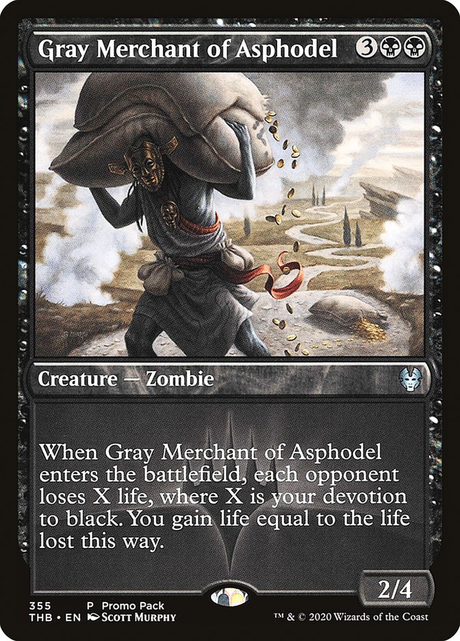 Gray Merchant of Asphodel (Promo Pack) [Theros Beyond Death Promos] | Chromatic Games