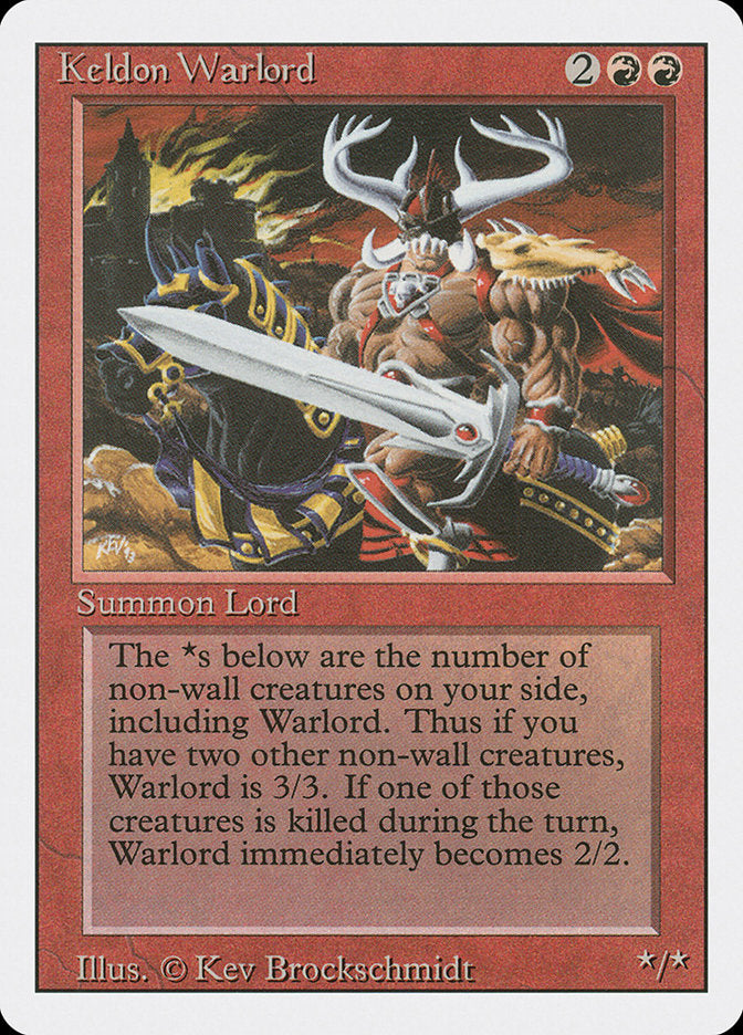 Keldon Warlord [Revised Edition] | Chromatic Games