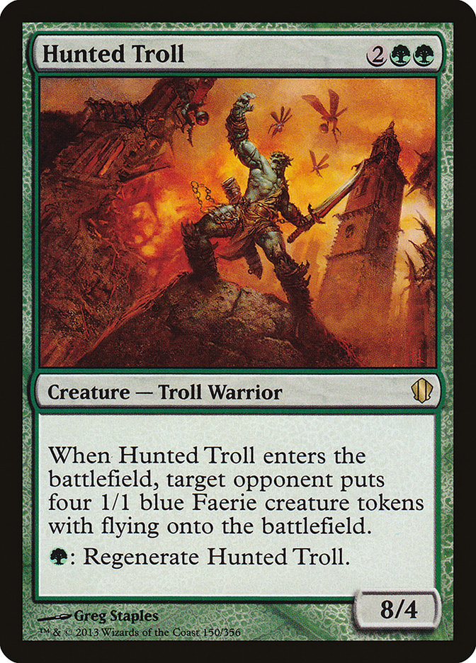 Hunted Troll [Commander 2013] | Chromatic Games