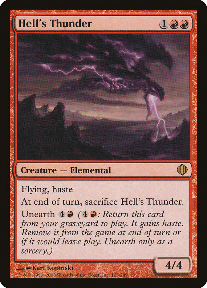 Hell's Thunder [Shards of Alara] | Chromatic Games