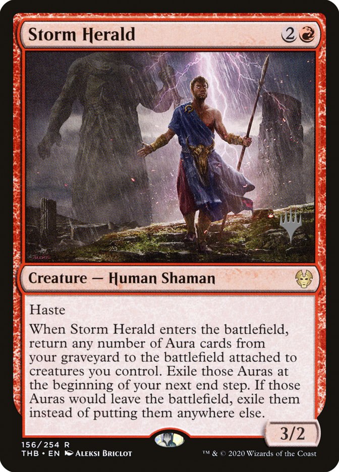 Storm Herald (Promo Pack) [Theros Beyond Death Promos] | Chromatic Games