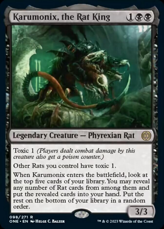 Karumonix, the Rat King [Phyrexia: All Will Be One] | Chromatic Games