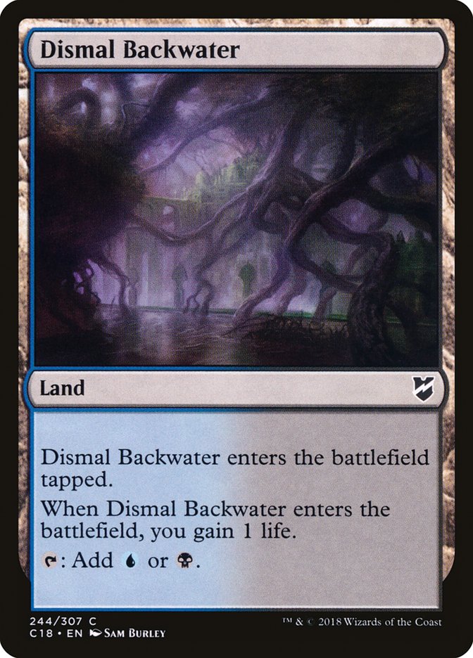 Dismal Backwater [Commander 2018] | Chromatic Games