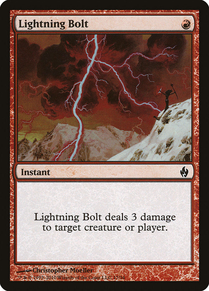 Lightning Bolt [Premium Deck Series: Fire and Lightning] | Chromatic Games