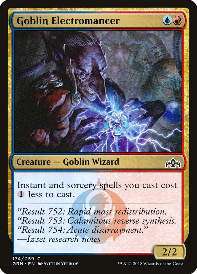 Goblin Electromancer [Guilds of Ravnica] | Chromatic Games