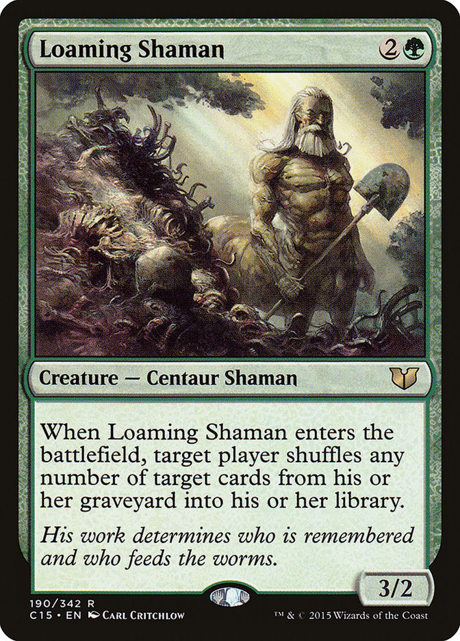 Loaming Shaman [Commander 2015] | Chromatic Games