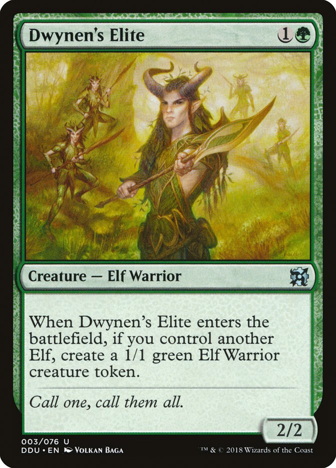 Dwynen's Elite [Duel Decks: Elves vs. Inventors] | Chromatic Games