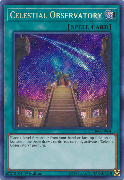 Celestial Observatory [CYHO-EN064] Secret Rare | Chromatic Games