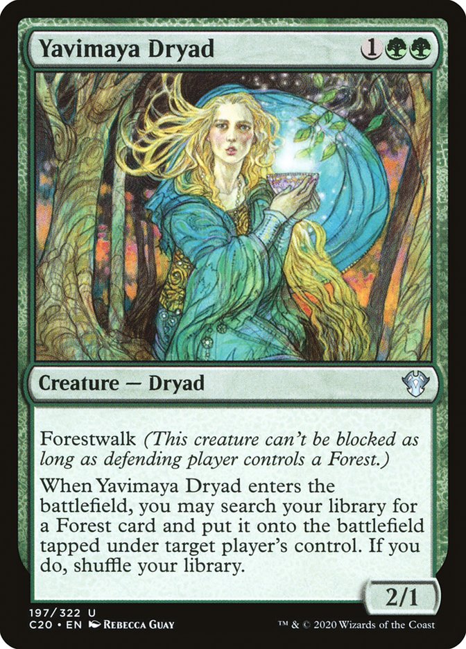 Yavimaya Dryad [Commander 2020] | Chromatic Games