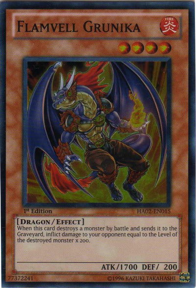 Flamvell Grunika [HA02-EN015] Super Rare | Chromatic Games