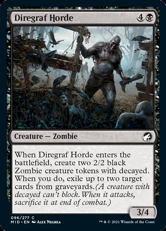 Diregraf Horde [Innistrad: Midnight Hunt] | Chromatic Games