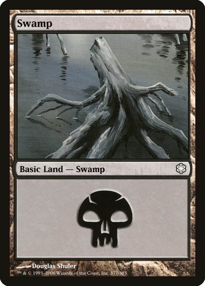 Swamp (377) [Coldsnap Theme Decks] | Chromatic Games