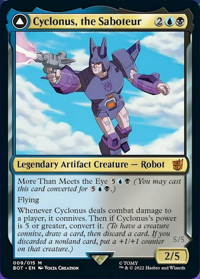 Cyclonus, the Saboteur // Cyclonus, Cybertronian Fighter [Transformers] | Chromatic Games