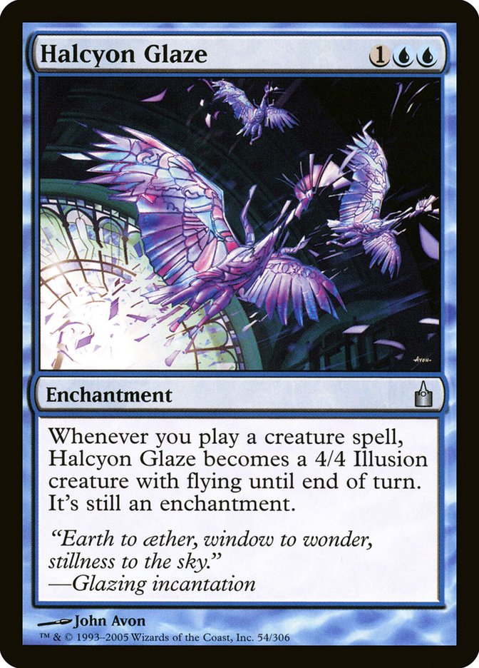 Halcyon Glaze [Ravnica: City of Guilds] | Chromatic Games