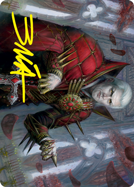 Edgar, Charmed Groom 1 Art Card (Gold-Stamped Signature) [Innistrad: Crimson Vow Art Series] | Chromatic Games