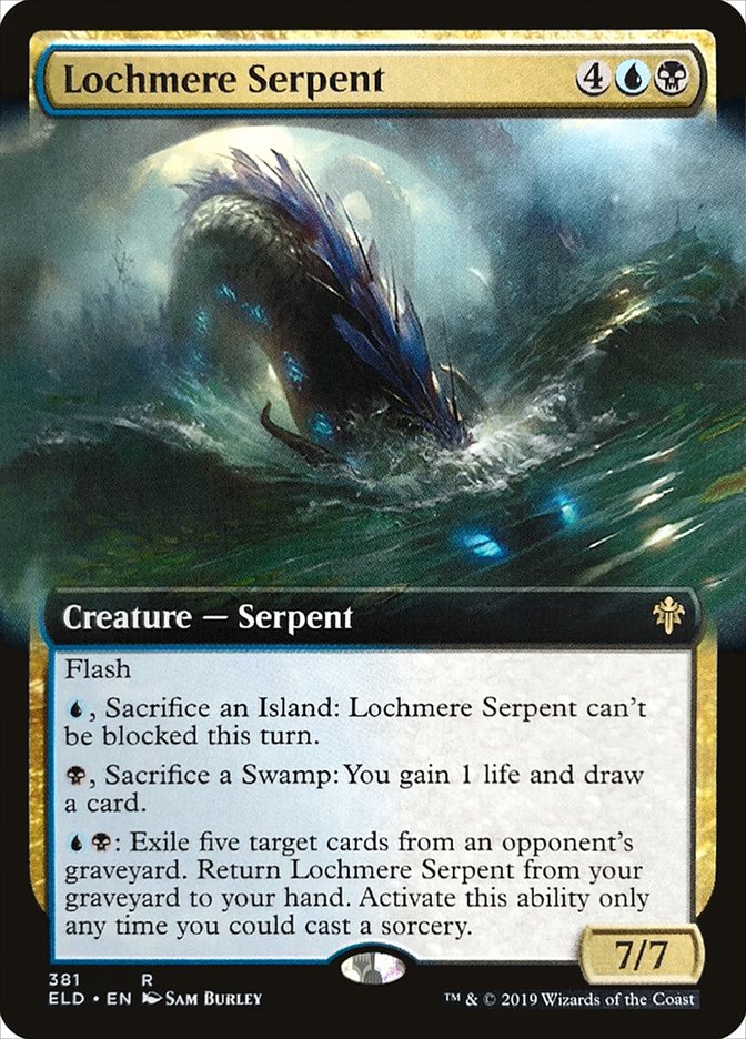 Lochmere Serpent (Extended Art) [Throne of Eldraine] | Chromatic Games