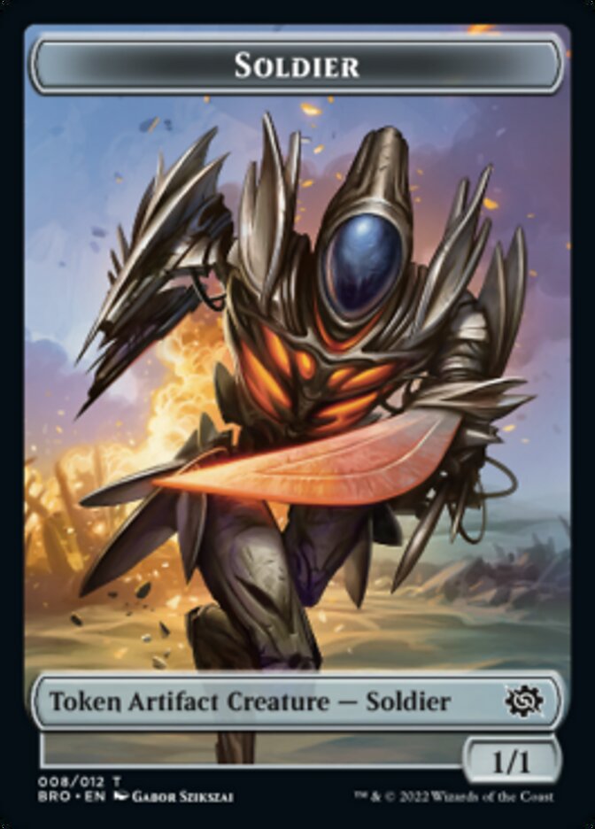 Soldier Token (008) [The Brothers' War Tokens] | Chromatic Games