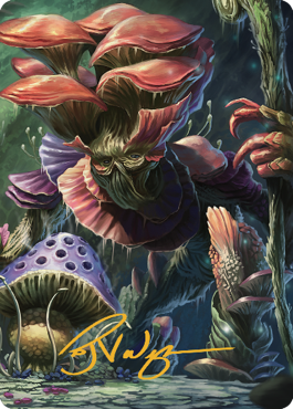 Myconid Spore Tender Art Card (Gold-Stamped Signature) [Commander Legends: Battle for Baldur's Gate Art Series] | Chromatic Games