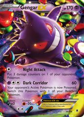 Gengar EX (34/119) [XY: Phantom Forces] | Chromatic Games