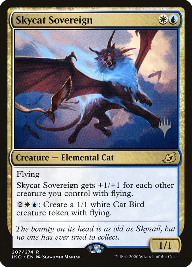 Skycat Sovereign (Promo Pack) [Ikoria: Lair of Behemoths Promos] | Chromatic Games