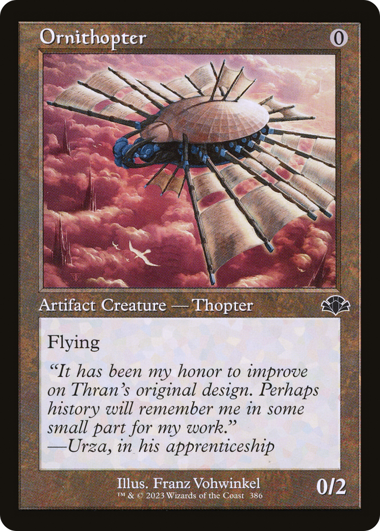 Ornithopter (Retro) [Dominaria Remastered] | Chromatic Games