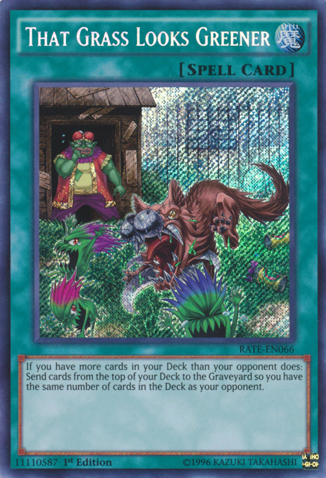 That Grass Looks Greener [RATE-EN066] Secret Rare | Chromatic Games