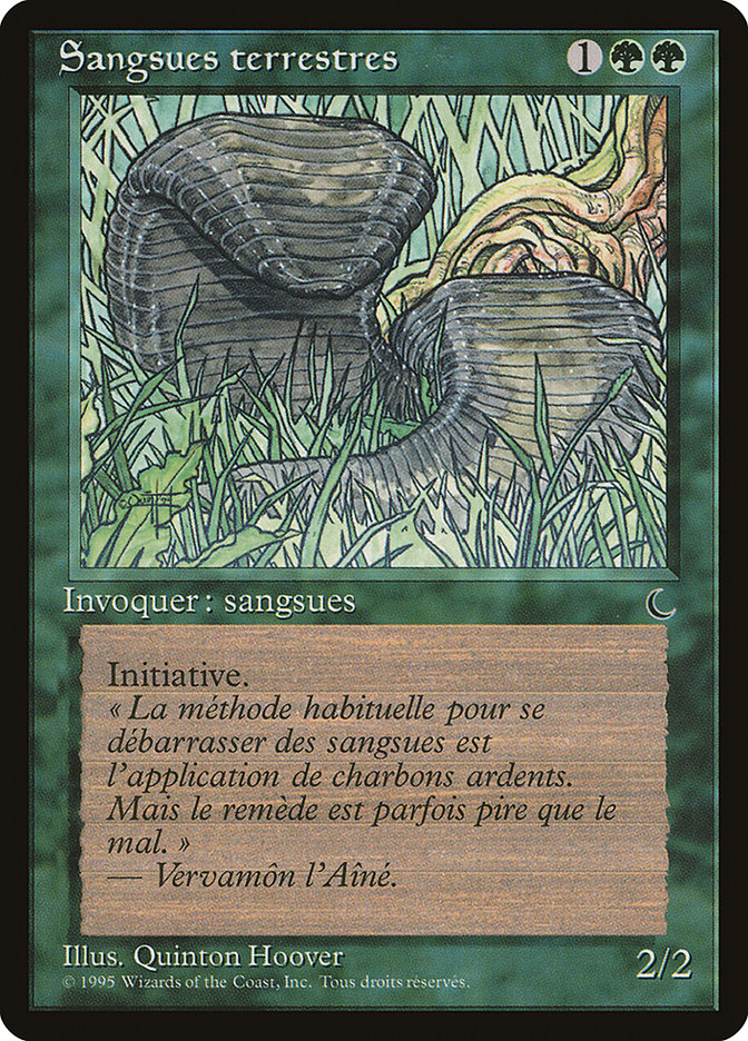 Land Leeches (French) - "Sangsues terrestres" [Renaissance] | Chromatic Games