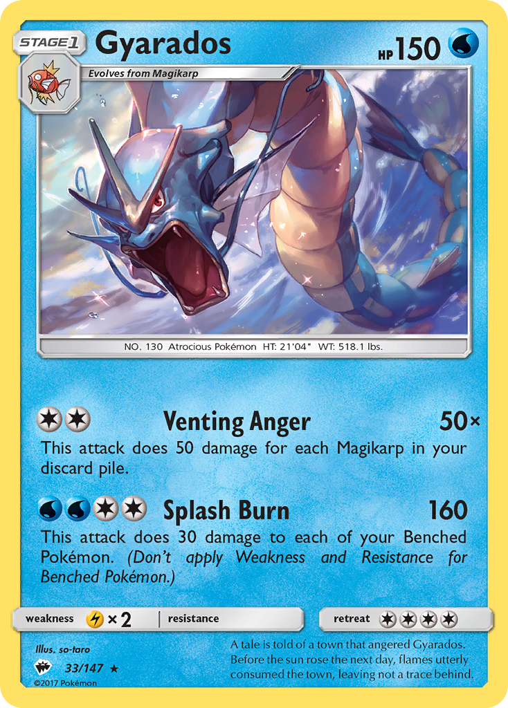 Gyarados [Burning Shadows] | Chromatic Games