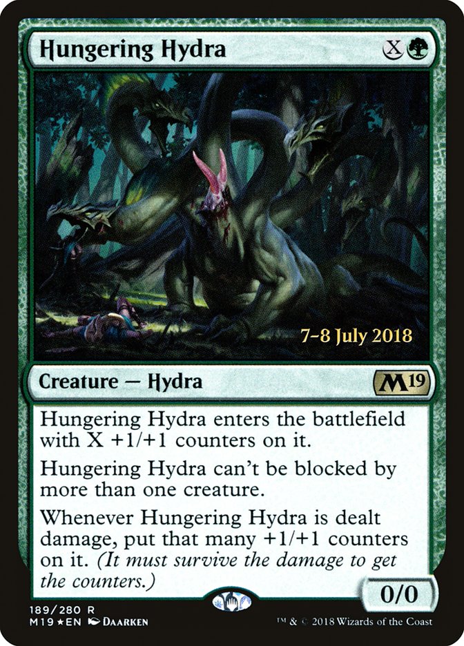 Hungering Hydra [Core Set 2019 Prerelease Promos] | Chromatic Games