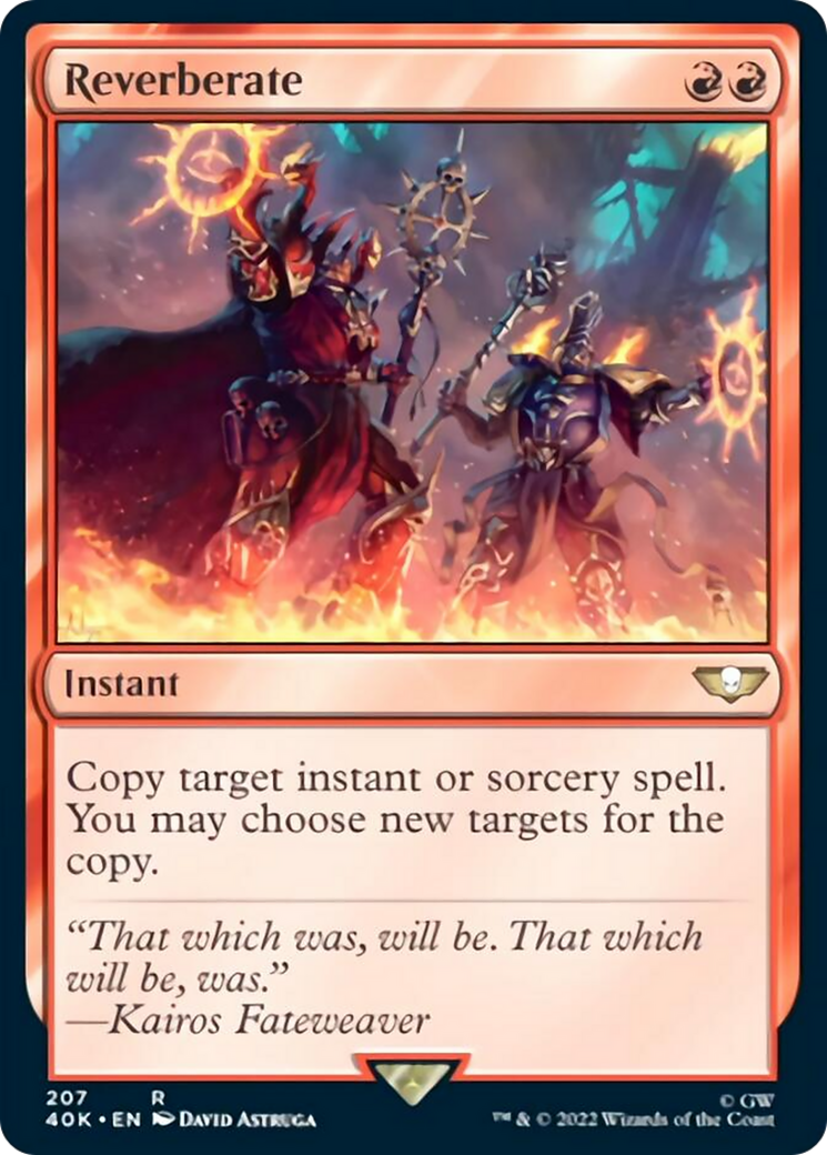Reverberate (Surge Foil) [Warhammer 40,000] | Chromatic Games
