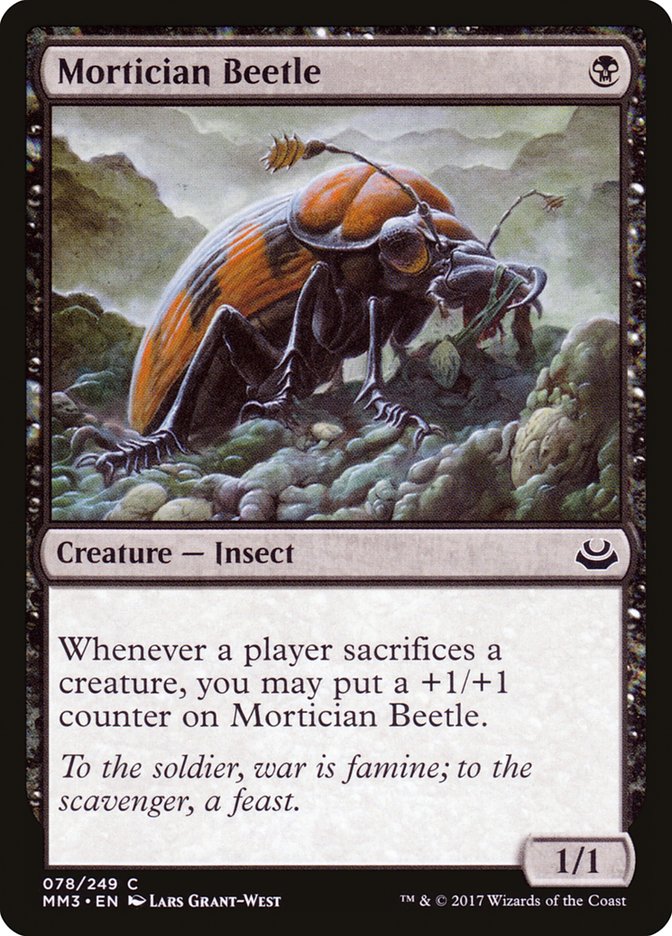 Mortician Beetle [Modern Masters 2017] | Chromatic Games