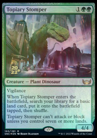 Topiary Stomper [Streets of New Capenna Prerelease Promos] | Chromatic Games