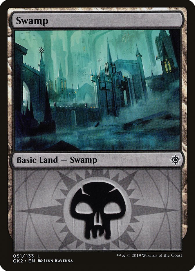 Swamp (51) [Ravnica Allegiance Guild Kit] | Chromatic Games