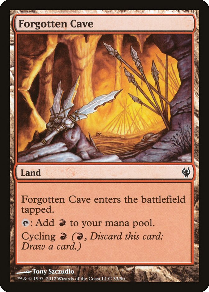 Forgotten Cave [Duel Decks: Izzet vs. Golgari] | Chromatic Games