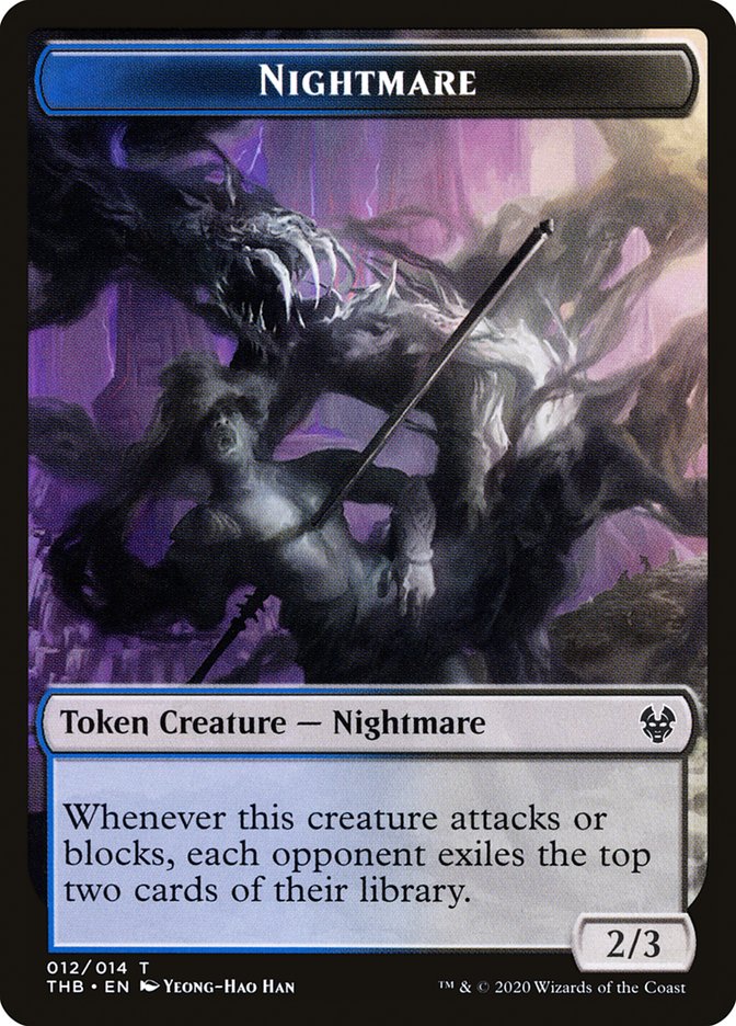 Nightmare Token [Theros Beyond Death Tokens] | Chromatic Games