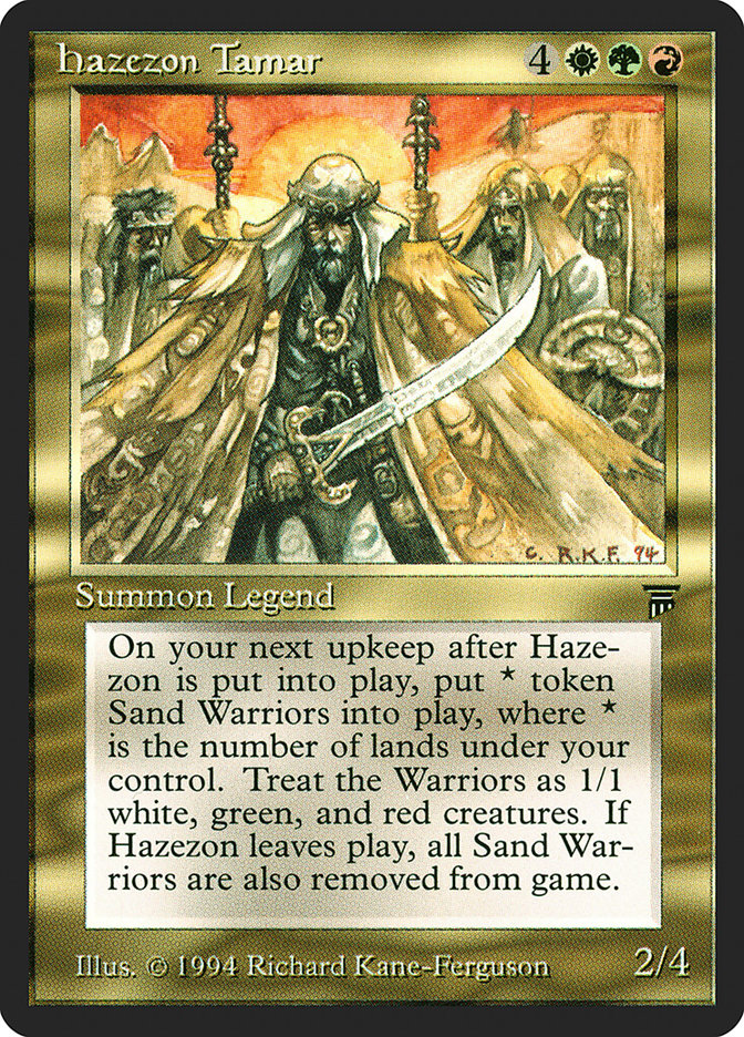 Hazezon Tamar [Legends] | Chromatic Games