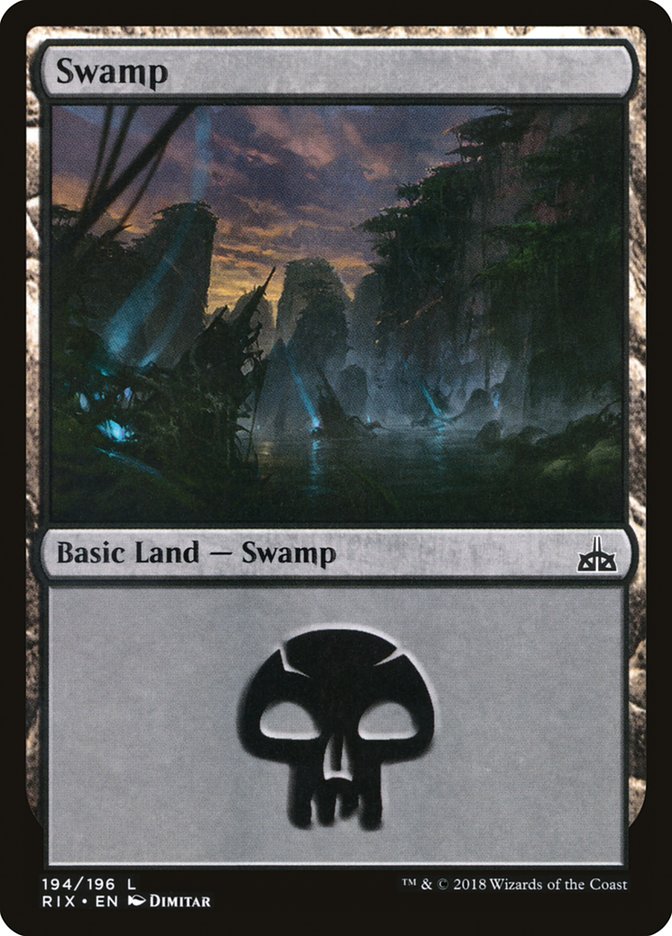 Swamp (194) [Rivals of Ixalan] | Chromatic Games