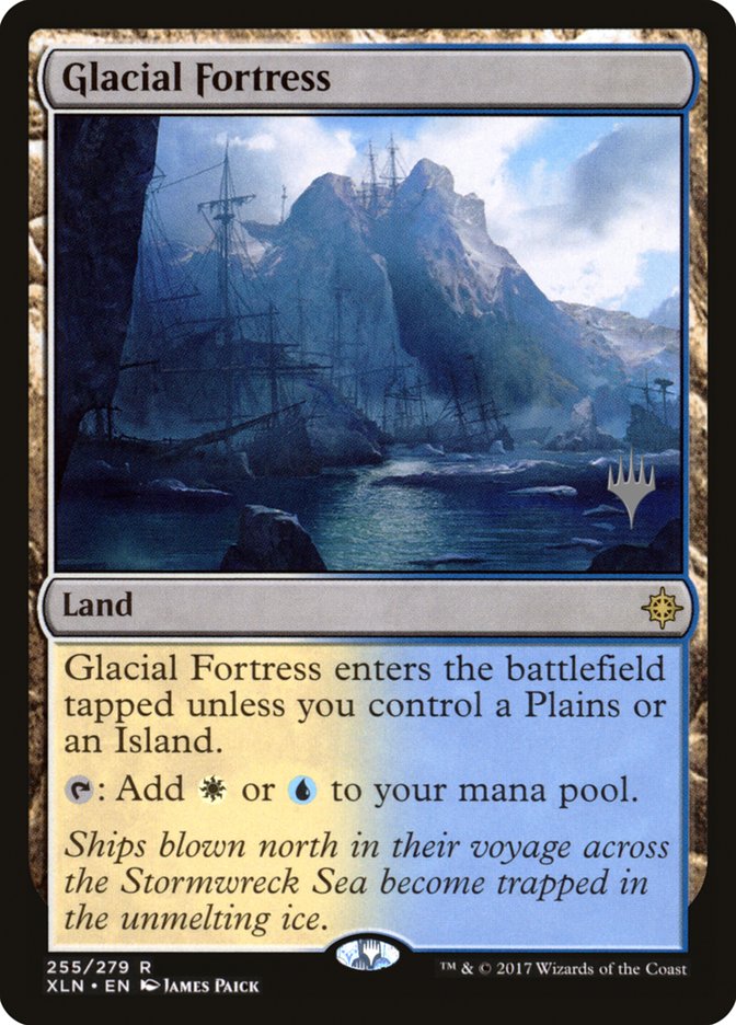 Glacial Fortress (Promo Pack) [Ixalan Promos] | Chromatic Games