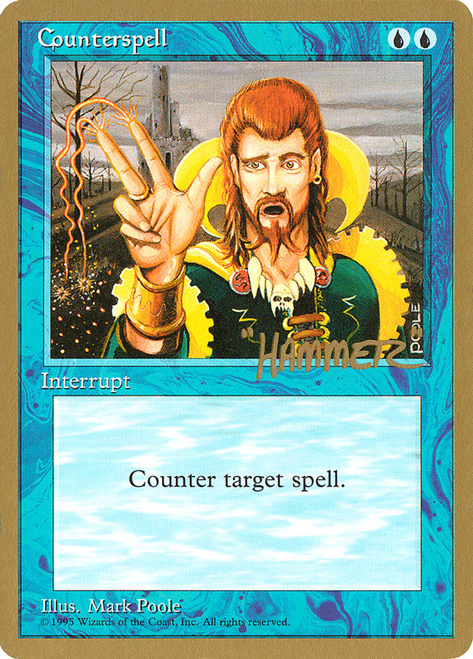 Counterspell (Shawn "Hammer" Regnier) [Pro Tour Collector Set] | Chromatic Games