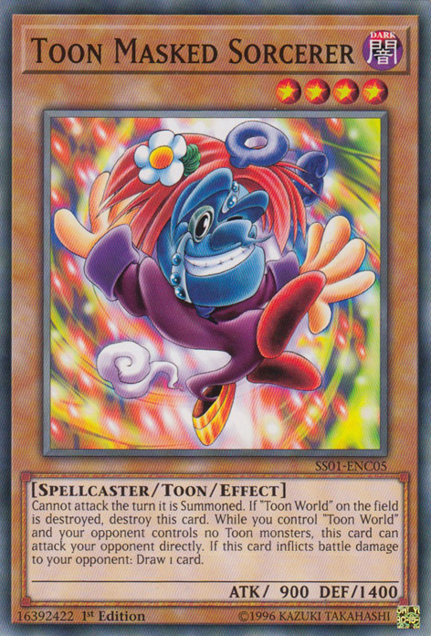 Toon Masked Sorcerer [SS01-ENC05] Common | Chromatic Games