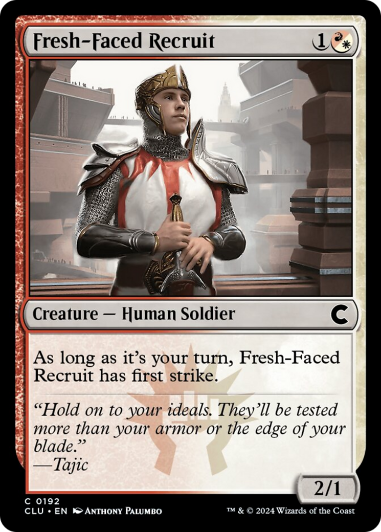 Fresh-Faced Recruit [Ravnica: Clue Edition] | Chromatic Games