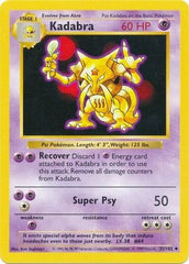 Kadabra (32/102) [Base Set Shadowless Unlimited] | Chromatic Games