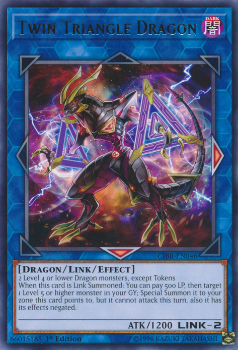 Twin Triangle Dragon [CIBR-EN046] Rare | Chromatic Games