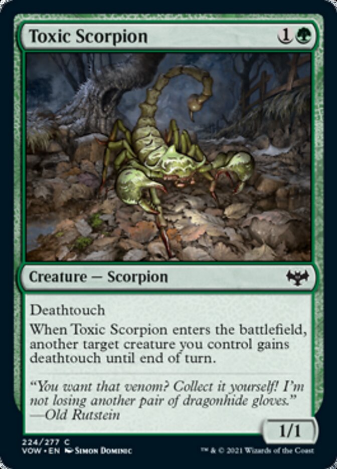 Toxic Scorpion [Innistrad: Crimson Vow] | Chromatic Games