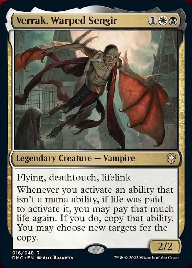 Verrak, Warped Sengir [Dominaria United Commander] | Chromatic Games