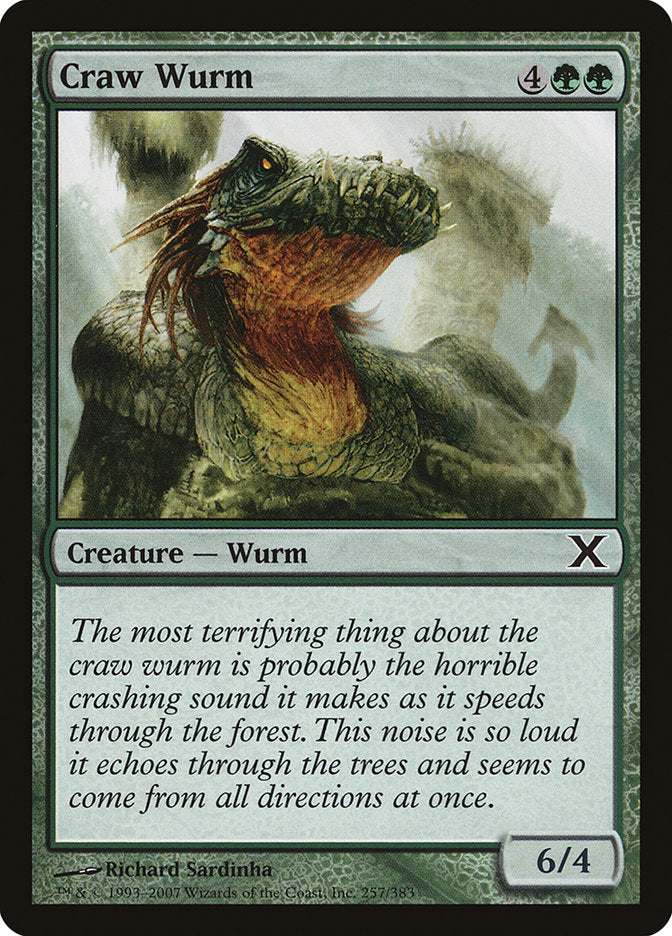 Craw Wurm [Tenth Edition] | Chromatic Games