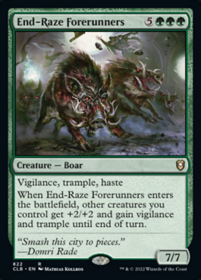 End-Raze Forerunners [Commander Legends: Battle for Baldur's Gate] | Chromatic Games