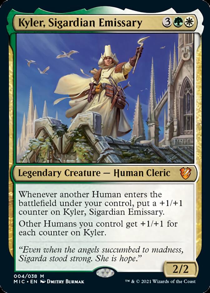 Kyler, Sigardian Emissary [Innistrad: Midnight Hunt Commander] | Chromatic Games